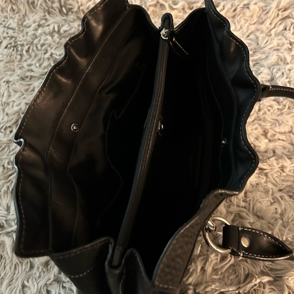 Coach Black Penelope Soft Milled Cowhide Leather Bag Purse B1049-F14686. - Picture 6 of 7